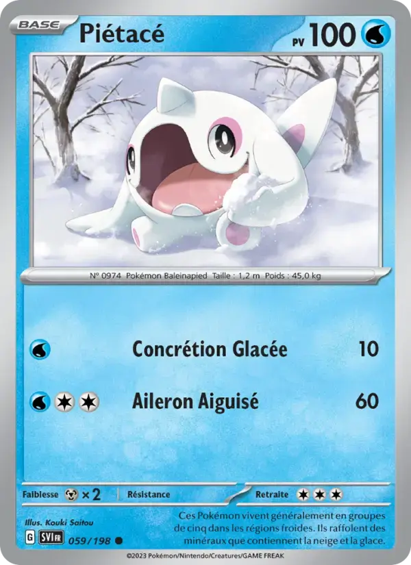 Carte Pokémon Piétacé #059 — Écarlate et Violet