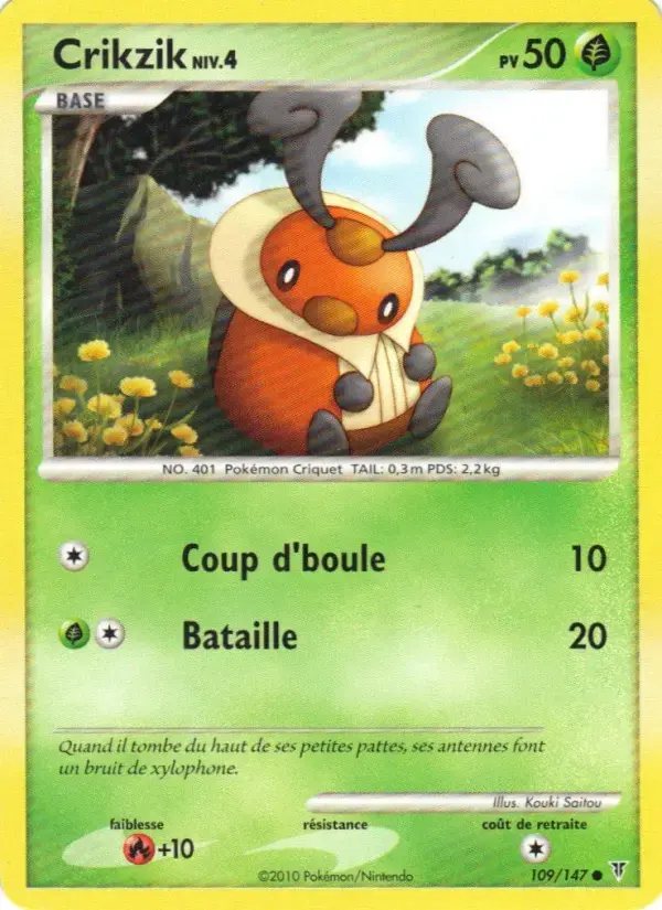 Carte Pokémon Crikzik #109 — Vainqueurs Suprêmes