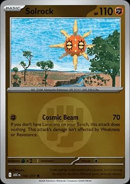 Solrock #106 Non Holo — Ascended Heroes