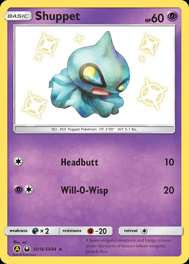Shuppet #SV16 — Hidden Fates
