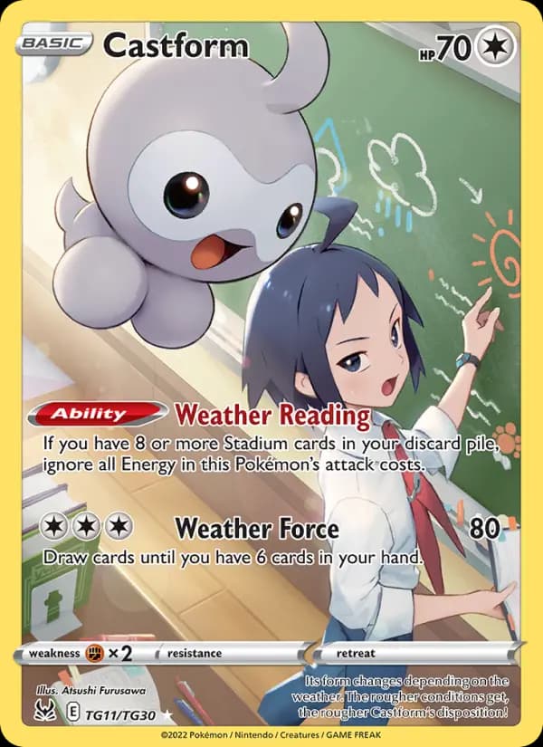 Castform #TG11 — Lost Origin