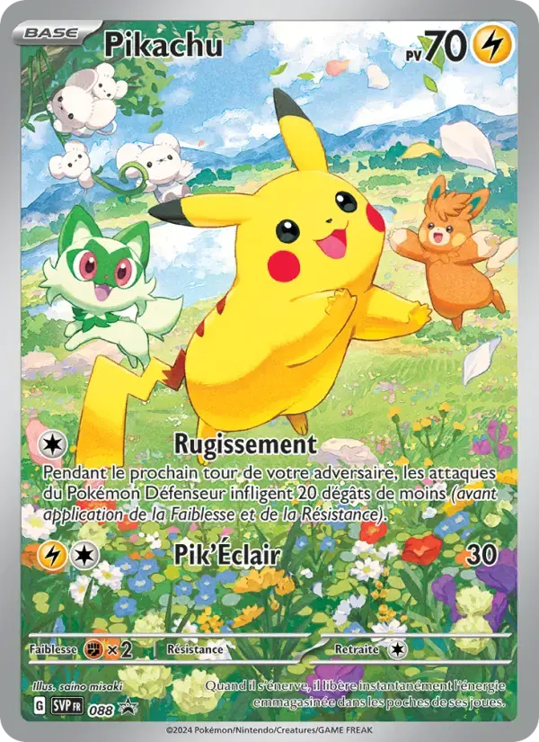 Carte Pokémon Pikachu #088 — Promos Écarlate et Violet