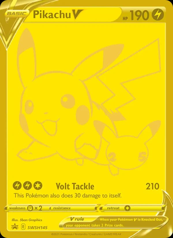 Pikachu V #SWSH145 — Sword & Shield Promos