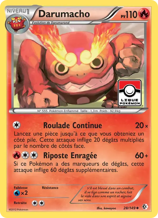 Carte Pokémon Darumacho #28 — Frontières Franchies