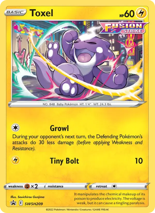 Carte Pokémon Toxel #SWSH209 — Promos Épée et Bouclier