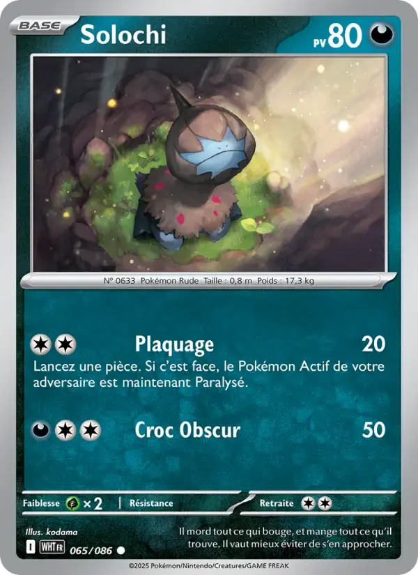 Carte Pokémon Solochi #065 — Flamme Blanche