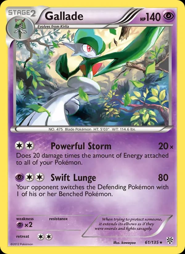 Gallade #61 — Plasma Storm