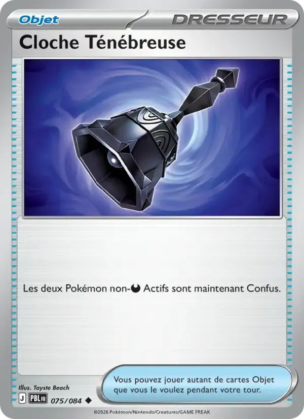 Carte Pokémon Cloche Ténébreuse #075 — Nuit Noire