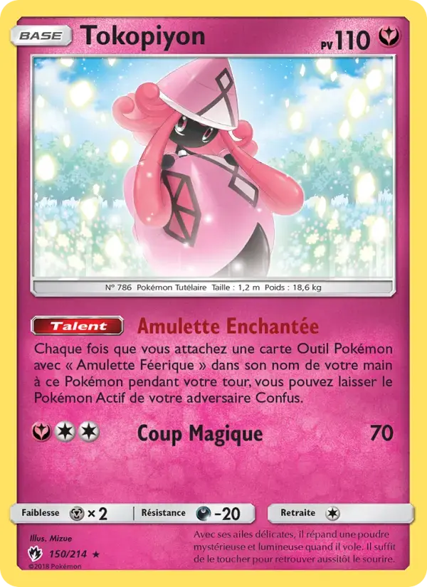 Carte Pokémon Tokopiyon #150 — Tonnerre Perdu