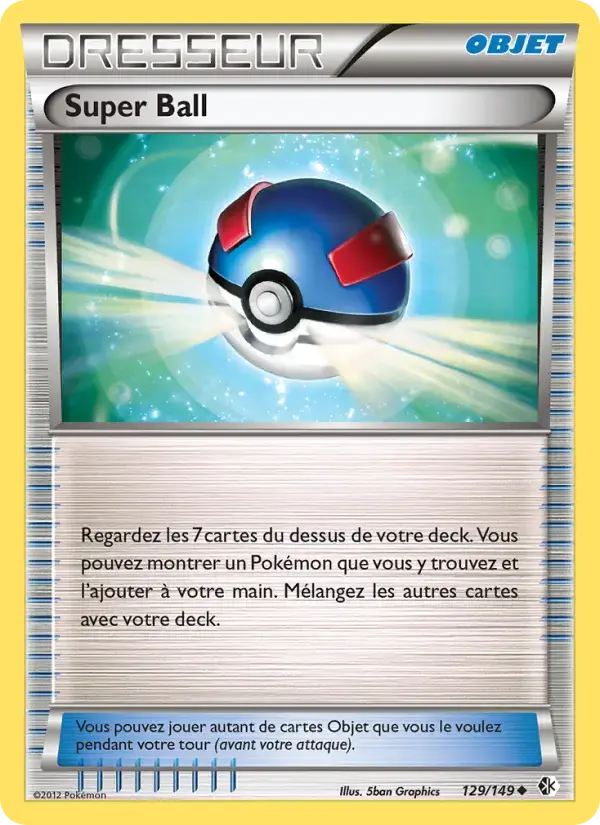 Carte Pokémon Super Ball #129 — Frontières Franchies