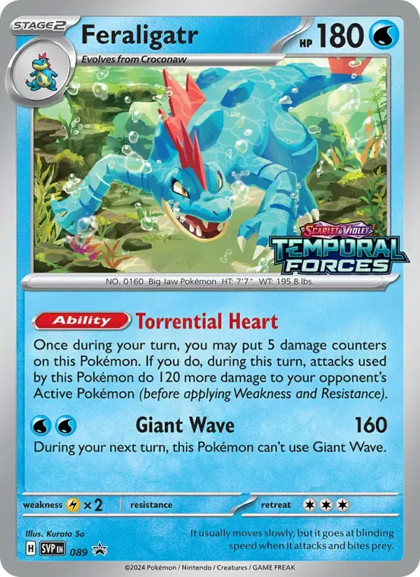 Feraligatr #89 — Scarlet & Violet Promos