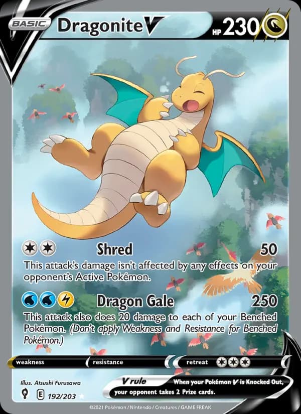 Dragonite V #192 — Evolving Skies