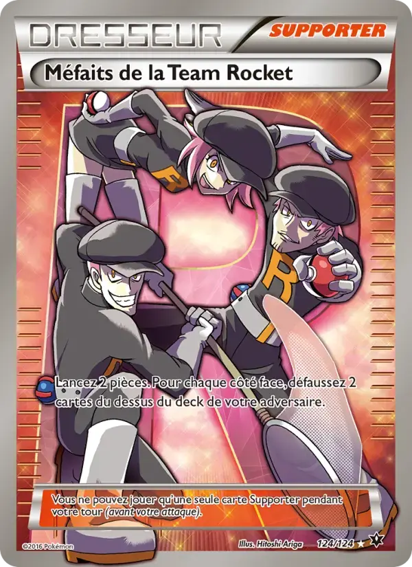 Carte Pokémon Méfaits de la Team Rocket #124 — Impact des Destins