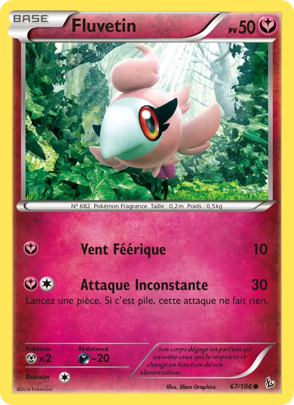 Carte Pokémon Fluvetin #67 — Étincelles