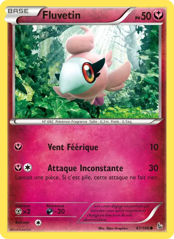 Carte Pokémon Fluvetin #67 — Étincelles