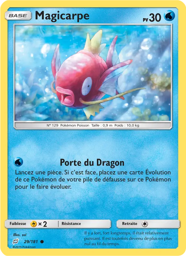 Carte Pokémon Magicarpe #29 — Duo de Choc