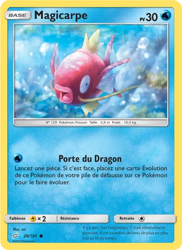 Carte Pokémon Magicarpe #29 — Duo de Choc