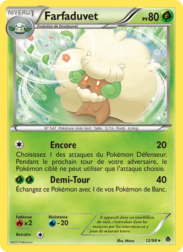 Carte Pokémon Farfaduvet #12 — Pouvoirs Émergents