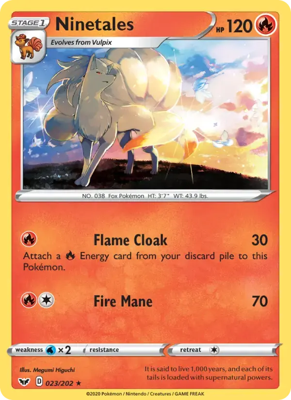 Ninetales #23 — Sword & Shield