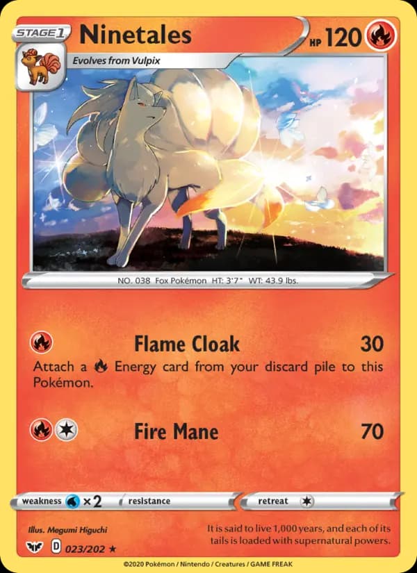 Ninetales #23 — Sword & Shield