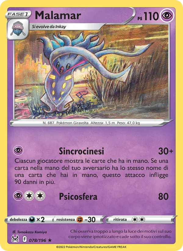 Carte Pokémon Sepiatroce #078 — Origine Perdue