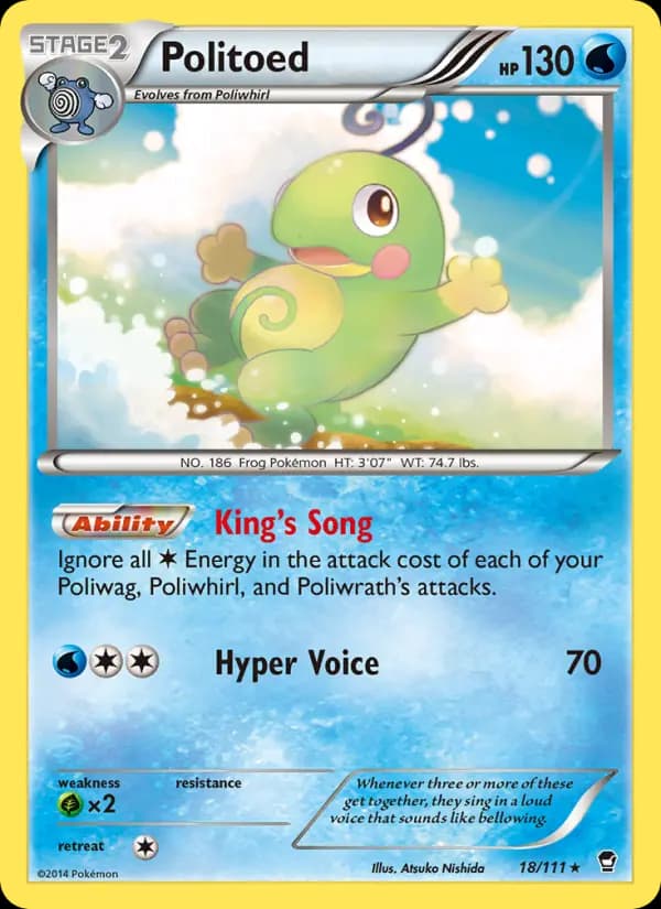 Politoed #18 — Furious Fists