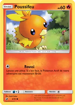 Carte Pokémon Poussifeu #4 — Majesté des Dragons