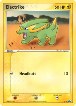 Carte Pokémon Electrike #1 — Kit du Dresseur EX (Latios)