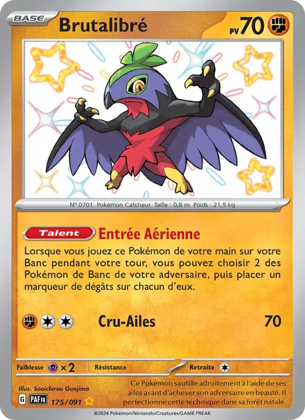 Carte Pokémon Brutalibré #175 — Destinées de Paldea