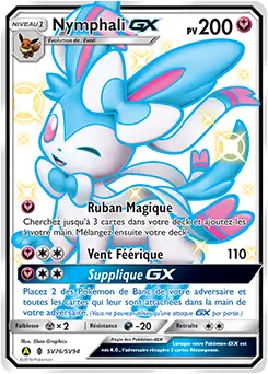 Carte Pokémon Nymphali-GX #SV76 — Destinées Occultes