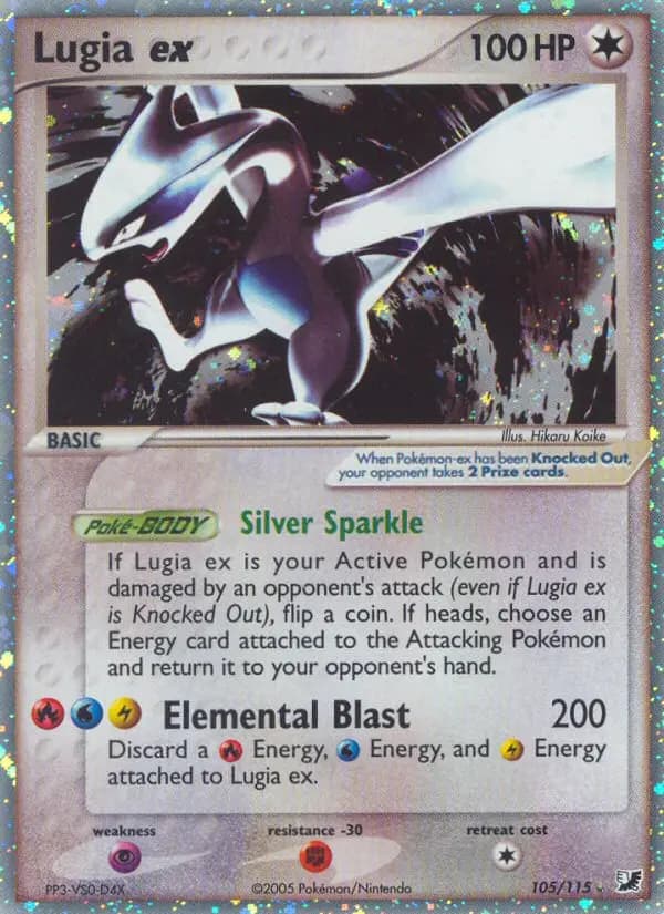 Lugia ex #105 — Unseen Forces