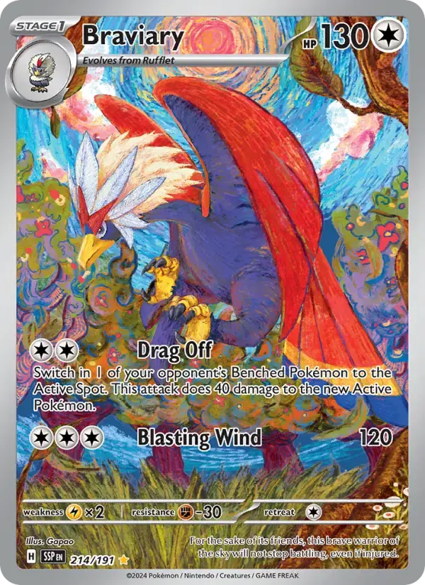 Braviary #214 — Surging Sparks
