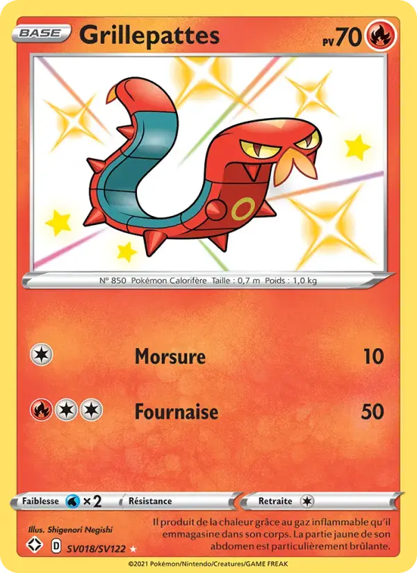 Carte Pokémon Grillepattes #SV018 — Destinées Radieuses