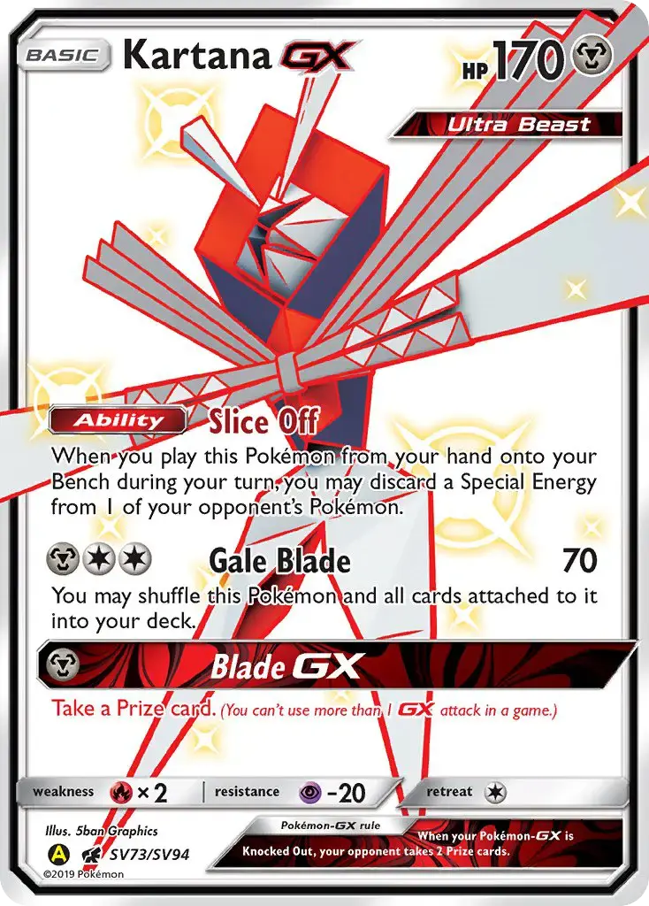 Kartana-GX #SV73 — Hidden Fates