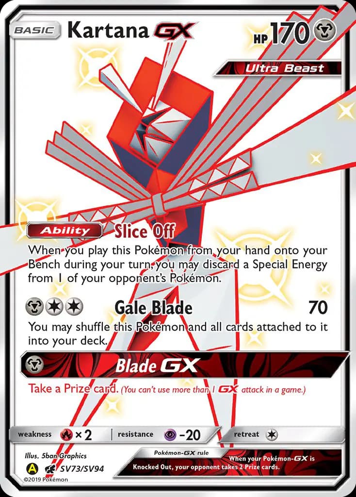 Kartana-GX #SV73 — Hidden Fates
