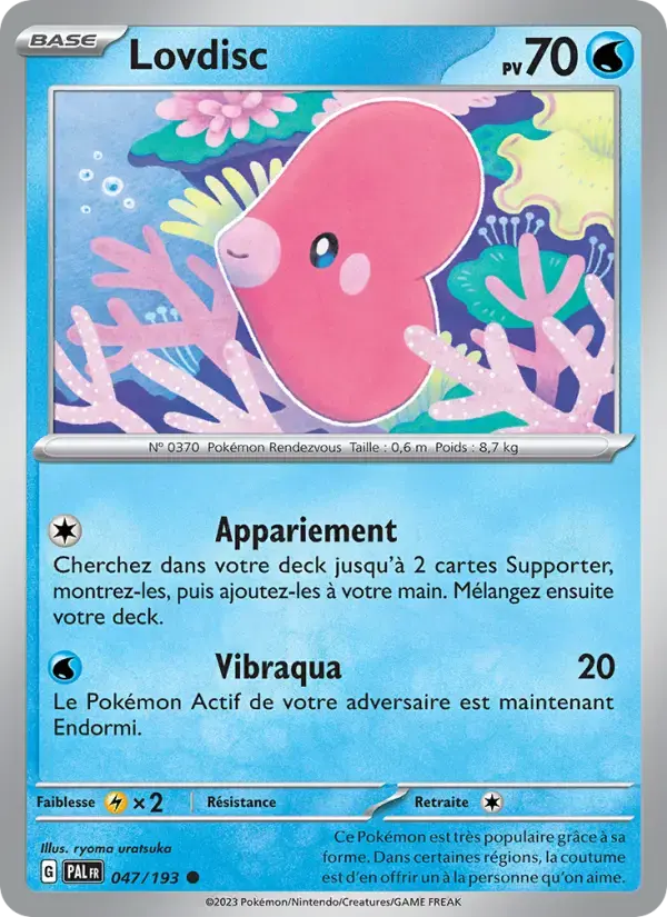 Carte Pokémon Lovdisc #047 — Évolutions à Paldea