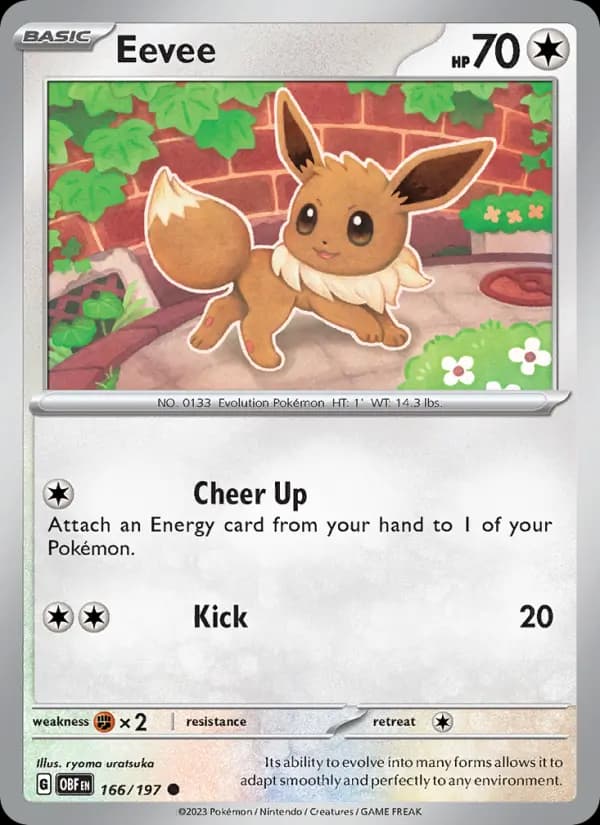Eevee #166 — Obsidian Flames