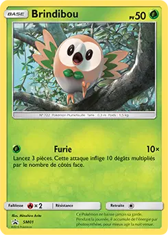 Carte Pokémon Brindibou #SM01 — Promos Soleil et Lune