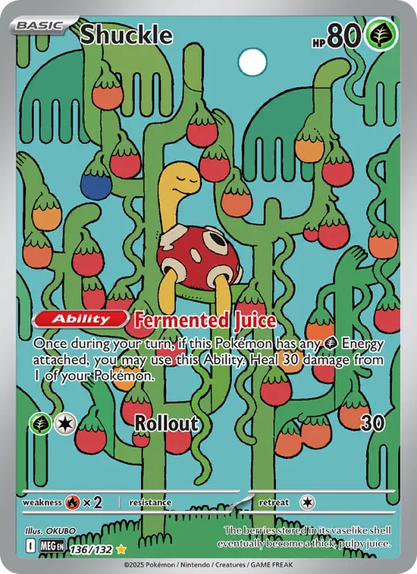 Carte Pokémon Caratroc #136 — Méga-Évolution