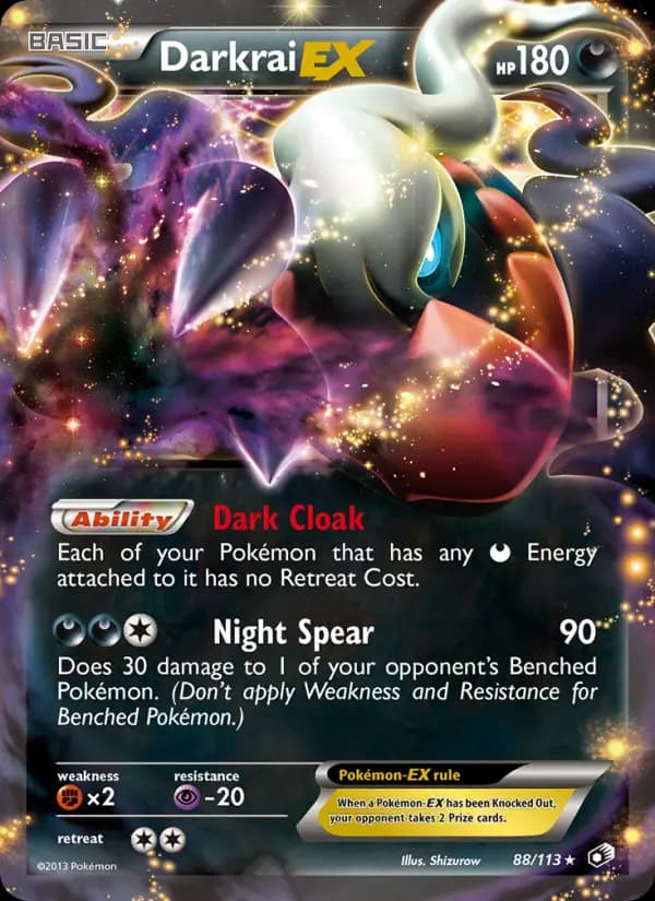 Darkrai-EX #88 — Legendary Treasures