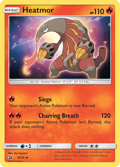 Carte Pokémon Aflamanoir #10 — Majesté des Dragons