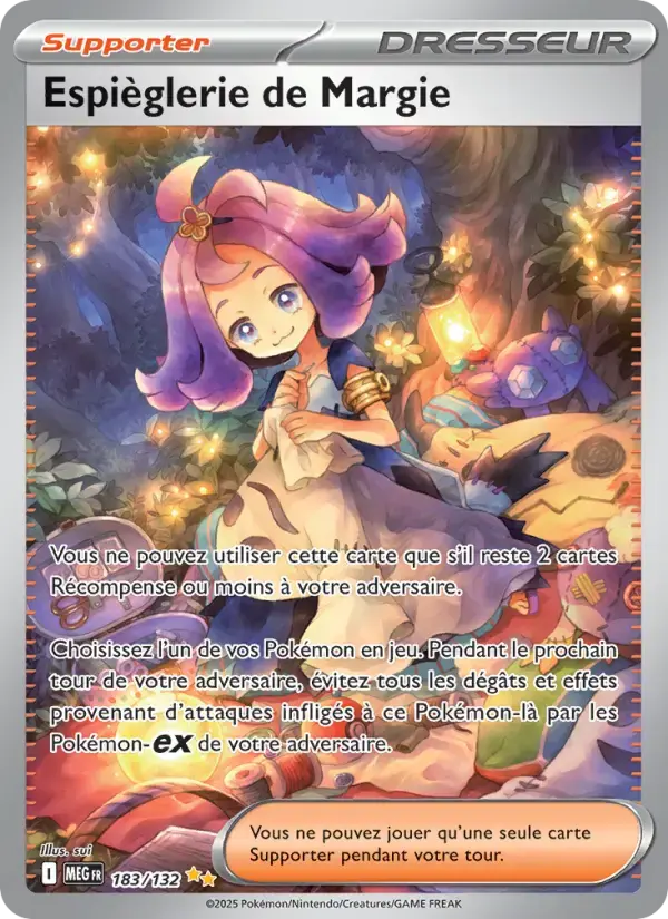 Carte Pokémon Espièglerie de Margie #183 — Méga-Évolution