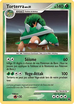 Carte Pokémon Torterra #30 — Aube Majestueuse