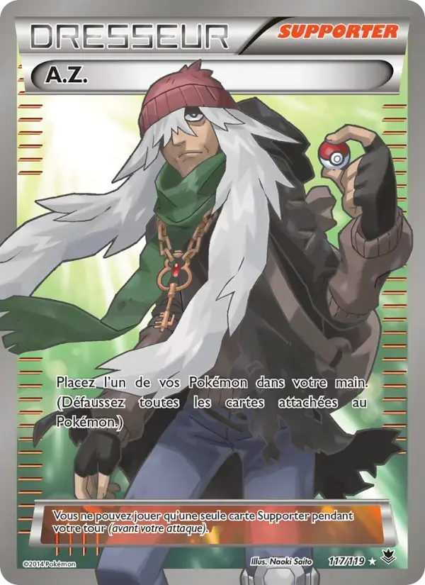 Carte Pokémon A.Z. #117 — Vigueur Spectrale