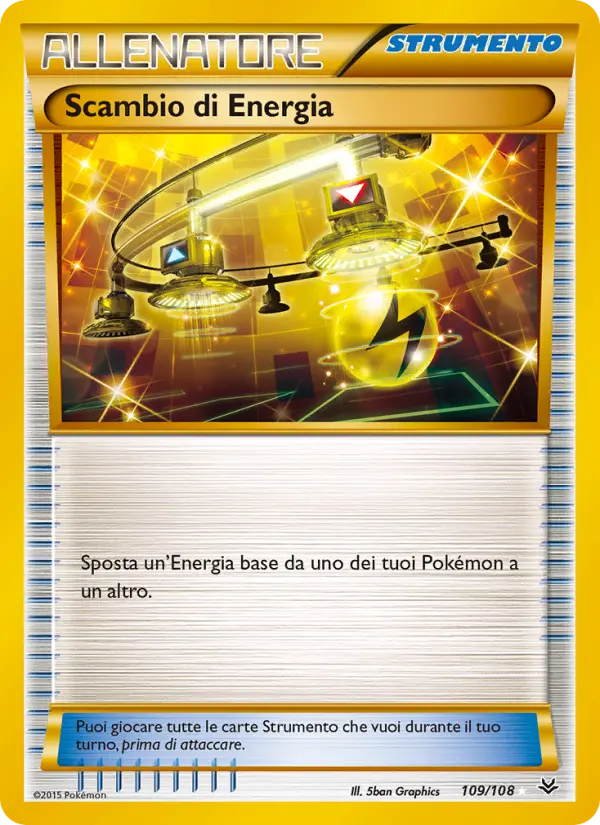 Carte Pokémon Échange d'Énergie #109 — Ciel Rugissant