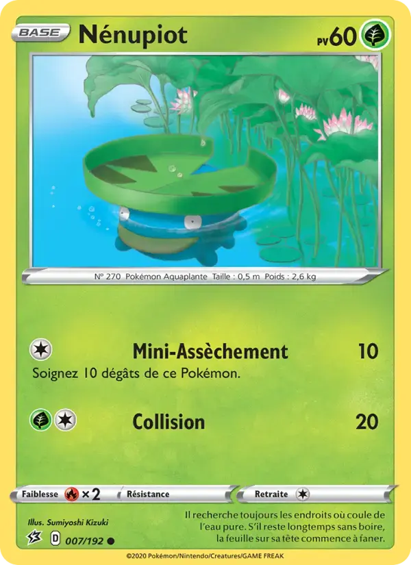 Carte Pokémon Nénupiot #7 — Clash des Rebelles