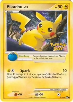 Pikachu #009 Stamp — POP 6