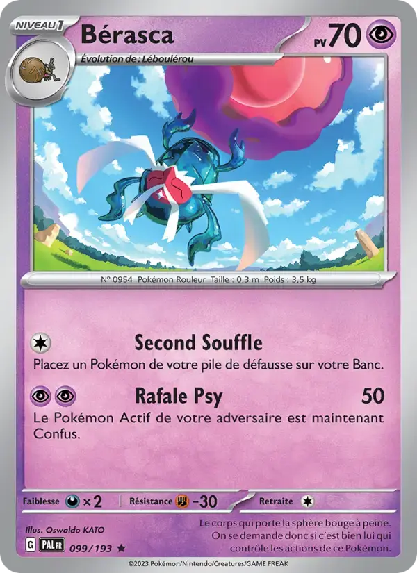 Carte Pokémon Bérasca #099 — Évolutions à Paldea