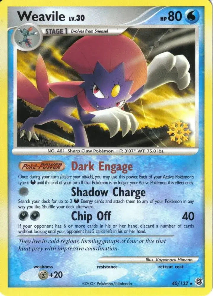 Weavile #040 — Countdown Calendar Promos