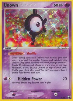 Carte Pokémon Zarbi #K — Forces Cachées